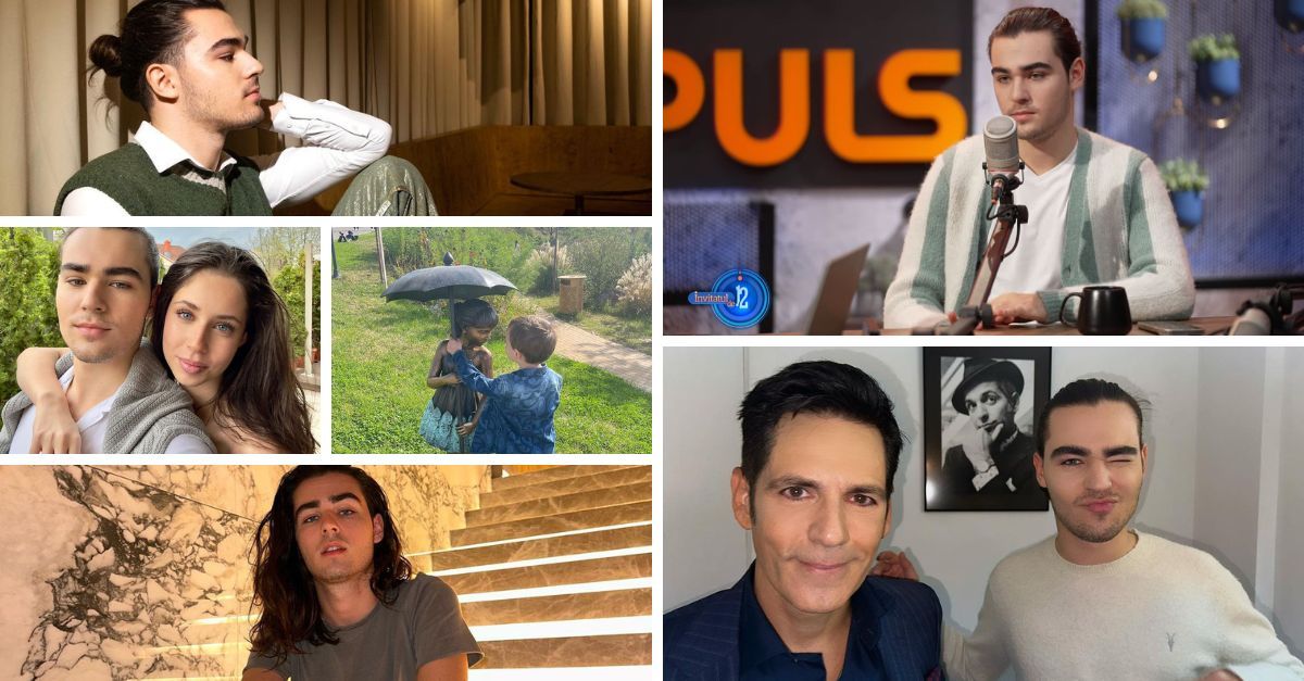 Radu Banica alaturi de fratii lui mai mici