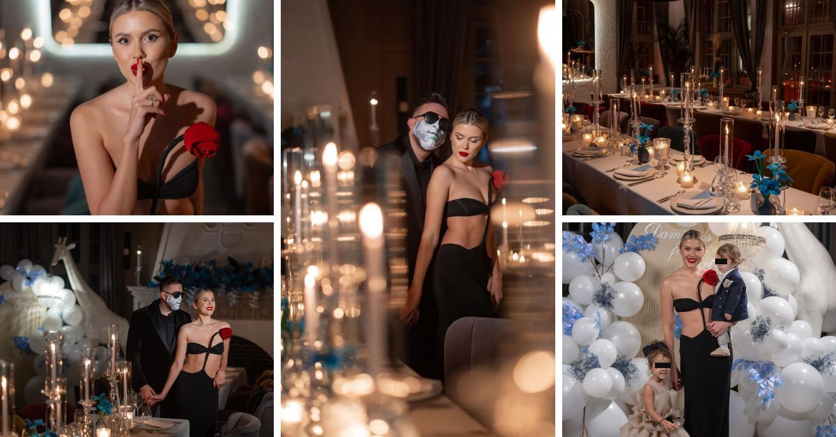 Emily Burghelea a organizat petrecerea de moț a fiului ei