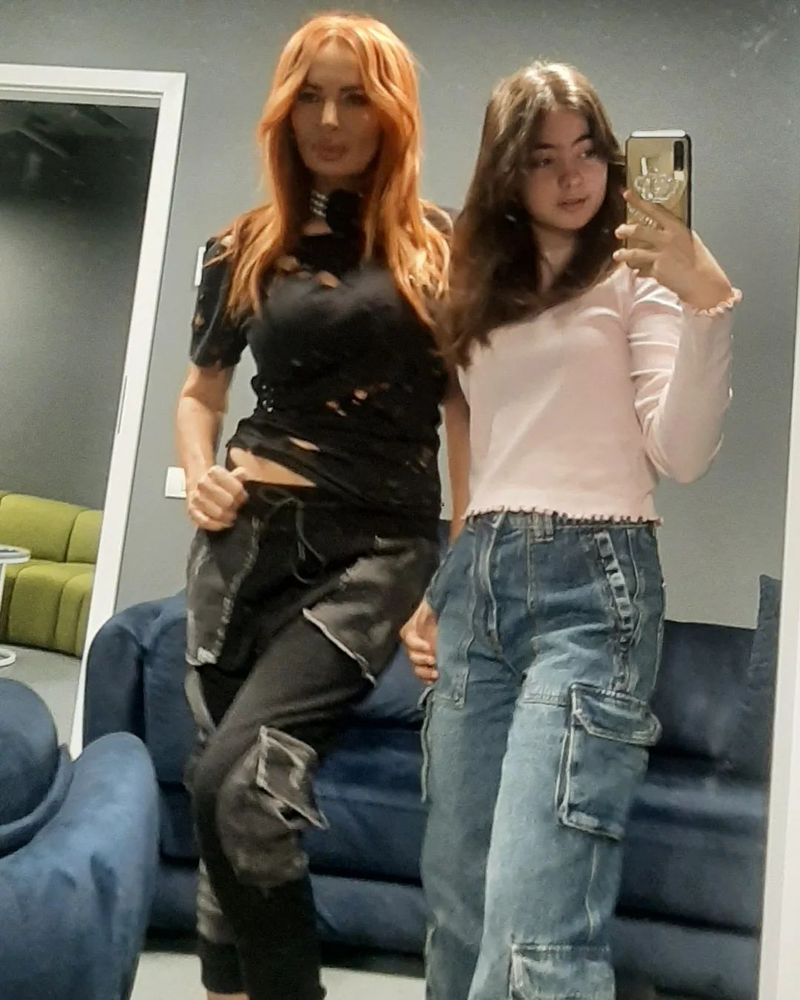 Daniela Gyorfi și fiica ei