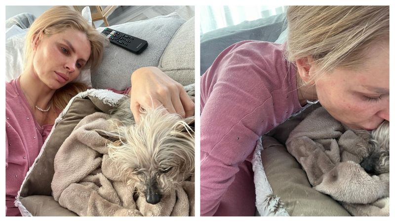 Andreea Bănică și-a pierdut cățelul