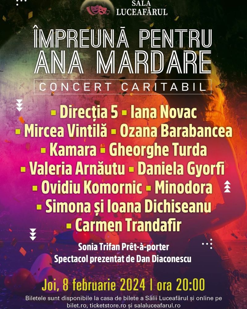 Concert pentru Ana Mardare