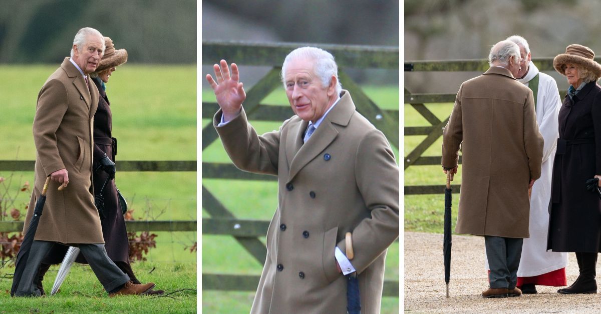 Regele Charles la slujba de duminica