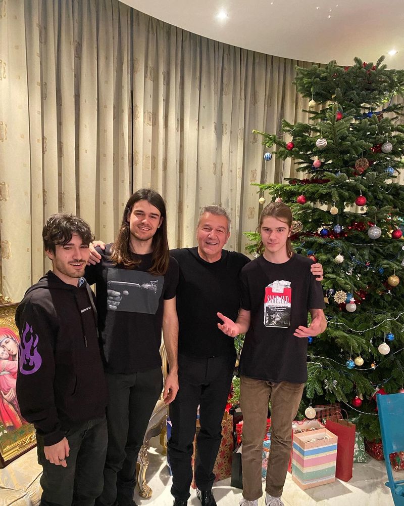 Dan Bittman și Liliana Ștefan au trei băieți împreună