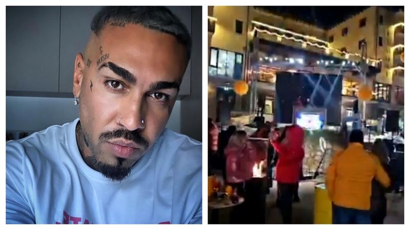 Alex Velea, surprins în timp ce stătea la masă cu principalul suspect