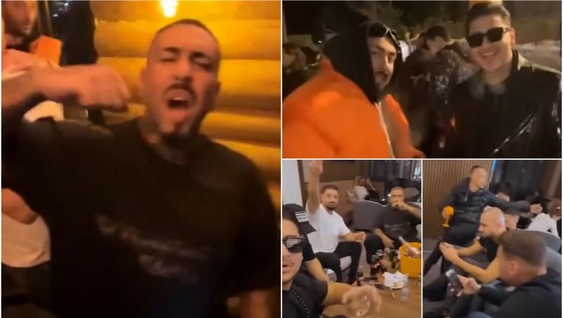 Înainte crimei, Alex Velea a fost surprins la masă cu principali suspecți