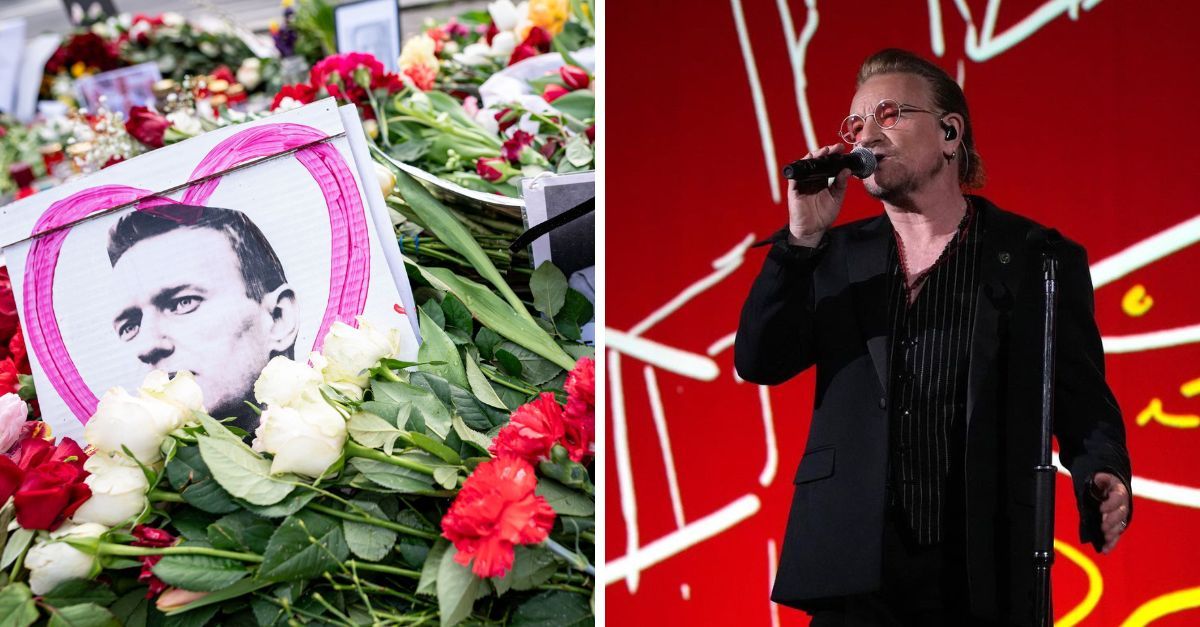 Bono, omagiu lui Alecksei Navalnîi