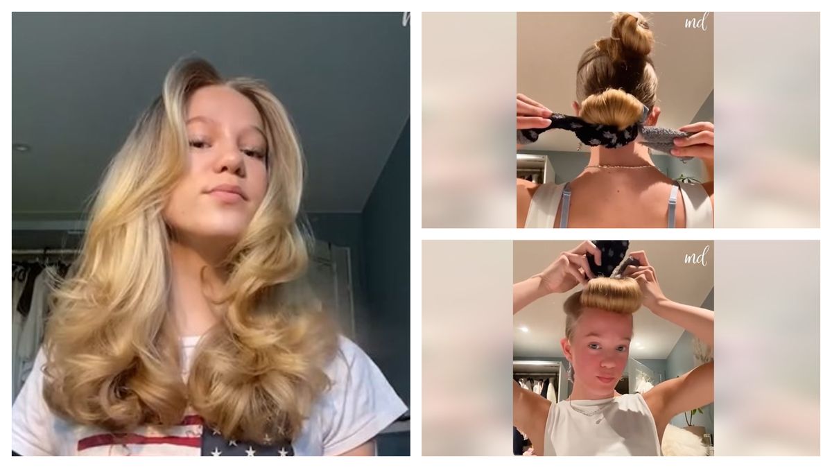 Cum să-ți faci bucle cu șosetele