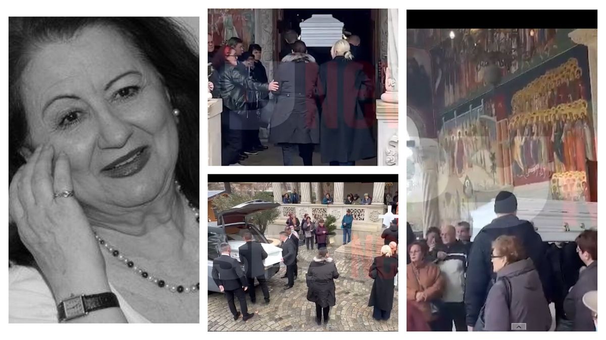 Sicriul cu trupul neînsuflețit al Mioarei Roman a ajuns la biserică