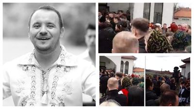 Lacrimi și multă durere la înmormântarea lui Mile Povan! Artistul de 32 de ani a fost condus pe ultimul drum de sute de persoane