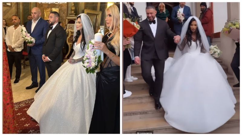 Roxana Vancea și Dragoș Paiu și-au unit destinele în fața lui Dumnezeu