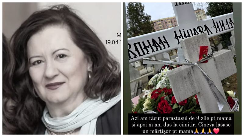 Iată ce a descoperit Oana Roman la mormântul mamei sale