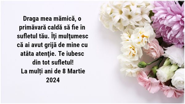 Mesaje pentru Ziua Mamei &icirc;n 2024: &bdquo;Un g&acirc;nd mărunt pentru iubirea imensă pe care ţi-o port. La mulţi ani, mama!&rdquo;