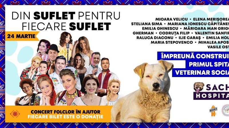 Concert caritabil DIN SUFLET PENTRU FIECARE SUFLET
