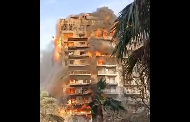Zece persoane și-au pierdut viața în incendiul din Valencia 