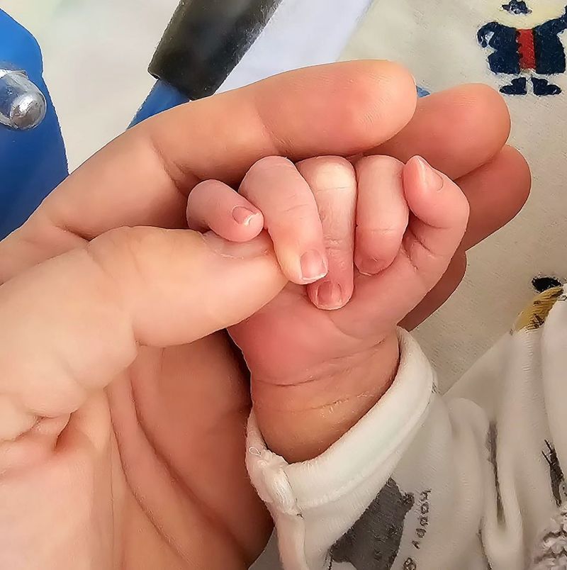 Prima imagine cu bebelușul Cătălinei Ponor