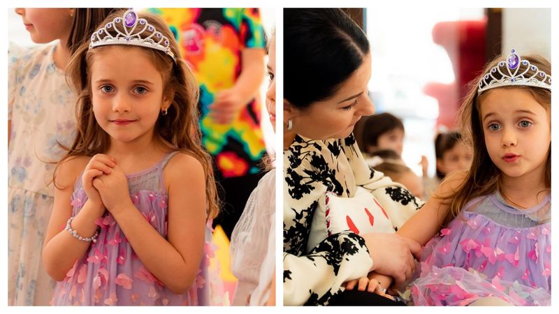 Micuța Iris a arătat precum o prințesă de ziua ei