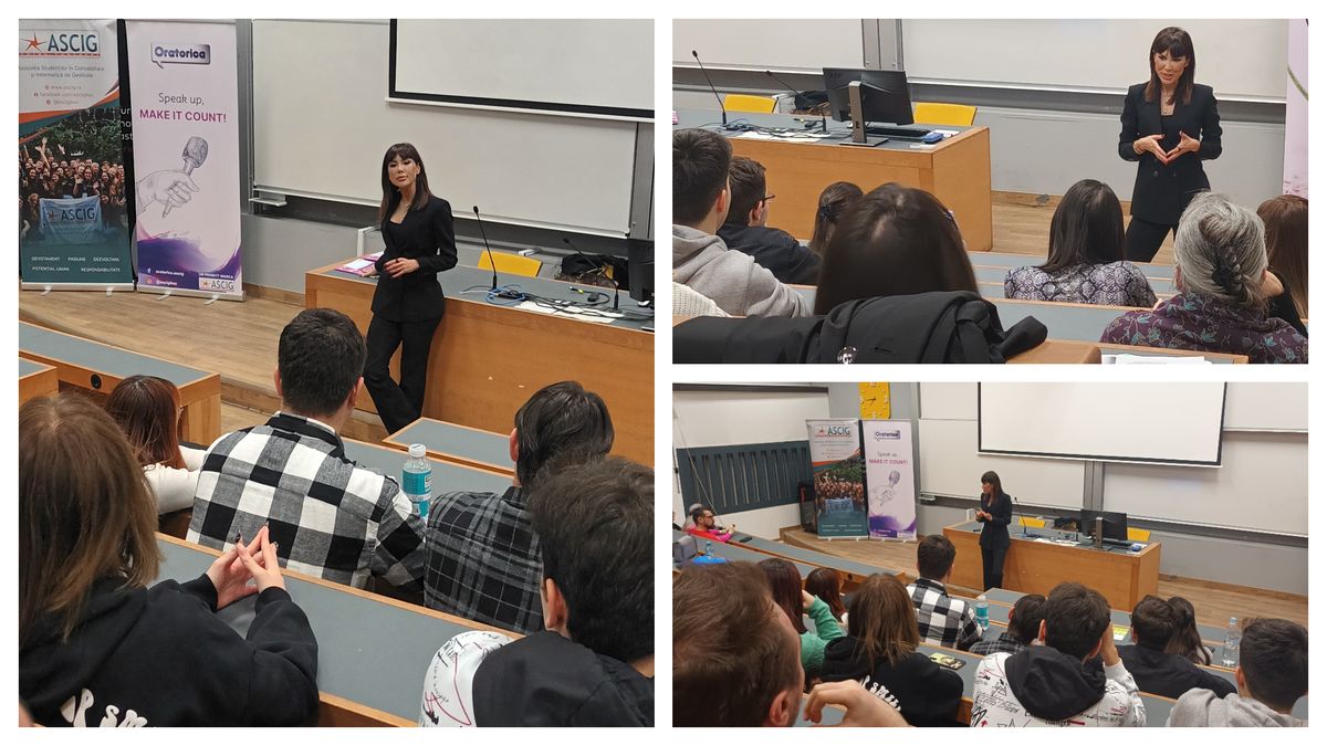 Denise Rifai a mers la Academia de Studii Economice 