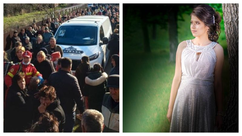 Andreea va fi înmormântată în rochie de mireasă 