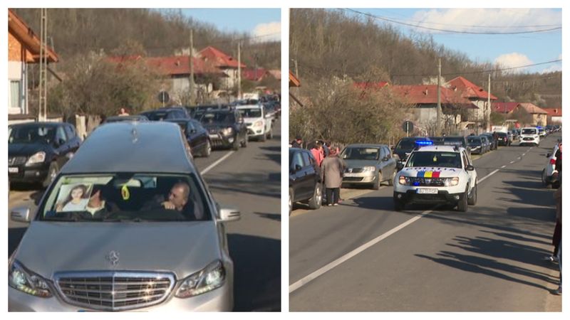 Lacrimi și multă durere în satul natal al Andreei