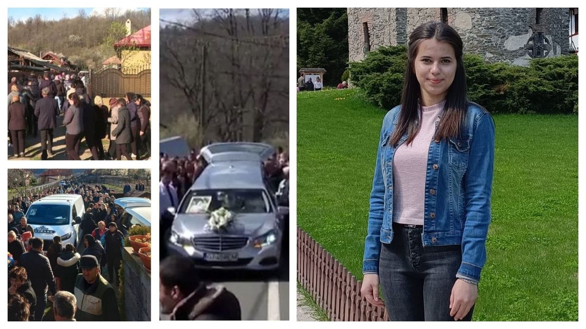 Detaliul cutremurător de la înmormântarea Andreei Morega, studenta ucisă de Mirel Dragomir. 