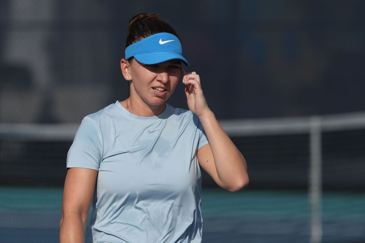 Simona Halep in martie la turneul de la Miami