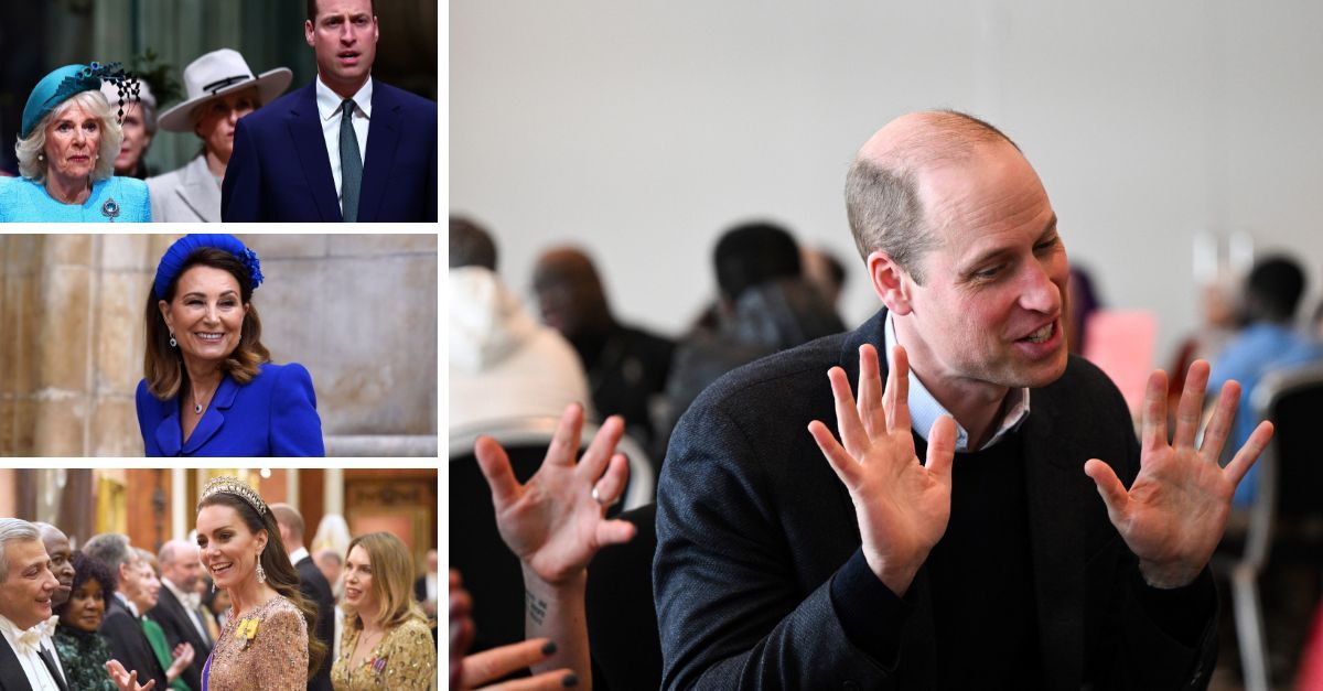 Printul William ajutat de Carole Middleton