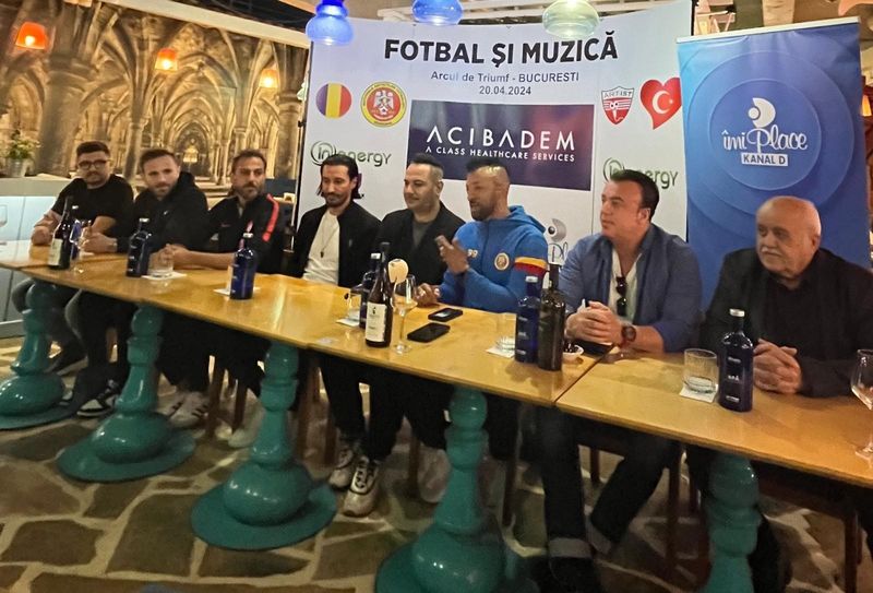 meciul amical între Naţionala Artiştilor Fotbalişti din România şi Nationala Artiştilor Fotbalişti din Turcia.