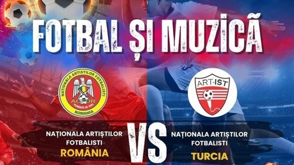 Astăzi, de la ora 17:00, pe stadionul Arcul de Triumf, din Bucuresti, va avea loc meciul amical între Naţionala Artiştilor Fotbalişti din România şi Naţionala Artiştilor Fotbalişti din Turcia. Accesul la eveniment este liber