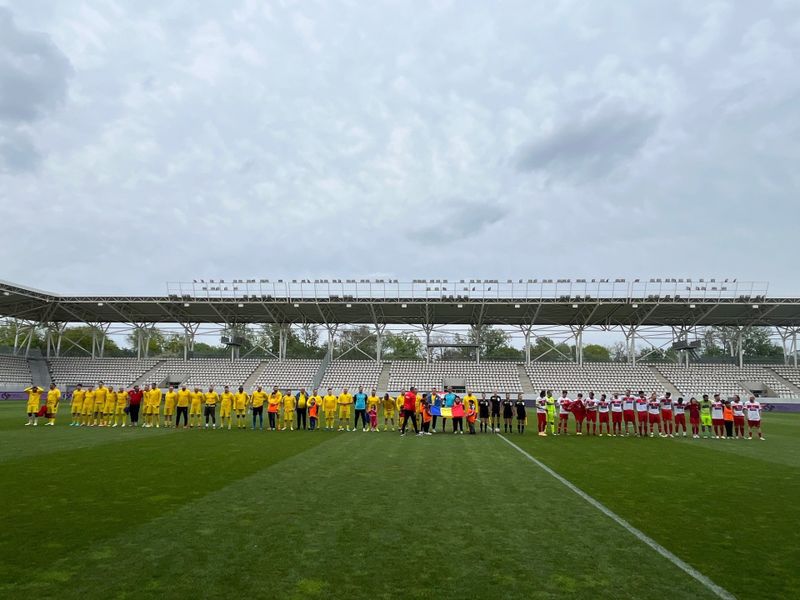  meciul amical disputat între Nationala Artiştilor Fotbalişti din România şi Naţionala Artiştilor Fotbalişti din Turcia