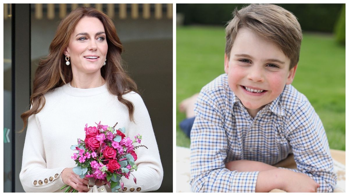 Kate Middleton și Prințul William au publicat o nouă fotografie cu Prințul Louis