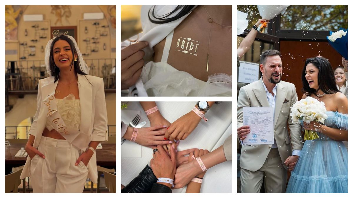 Oana Moșneagu și Vlad Gherman au organizat petrecerea burlacilor, resprectiv petrecerea burlăcițelor