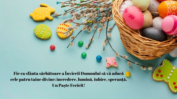 Mesaje, urări și felicitări de Paște 2024: &bdquo;&Icirc;n aceste zile sfinte,  să ne unim sufletele  &icirc;n rugăciune și să ne bucurăm de harul &Icirc;nvierii&rdquo;