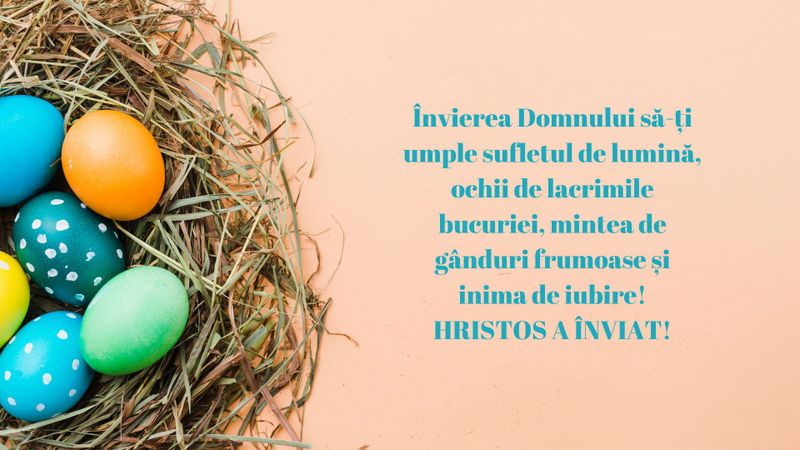 Cele mai frumoase mesaje, urări și felicitări pentru Paște 2024