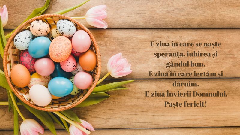 Mesaje pentru Paște 2024
