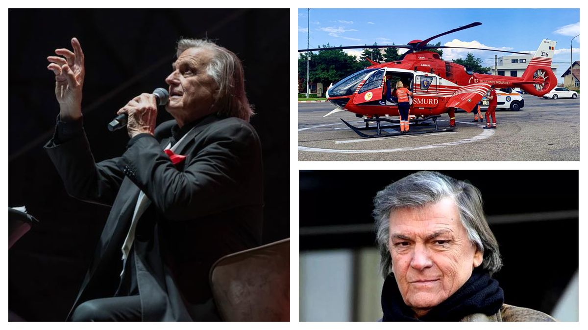 Florin Piersic a fost adus la București cu un avion SMURD