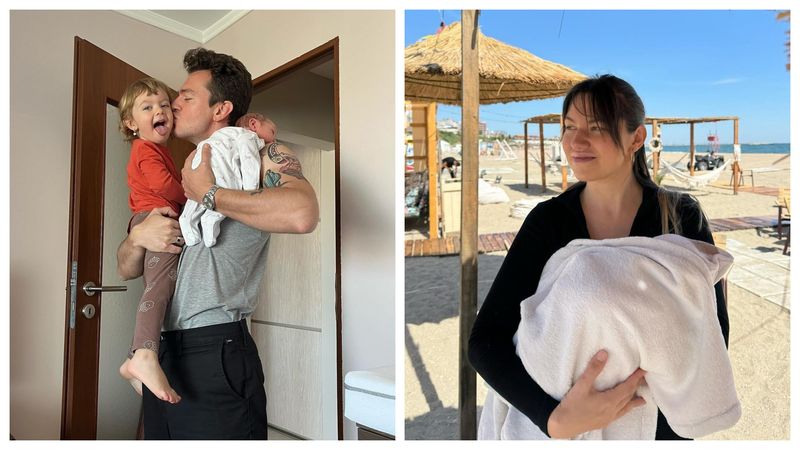 Jean Gavril și soția lui, Bianca, au devenit părinți pentru a doua oară