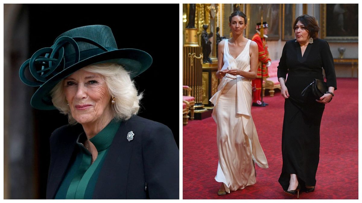 Cum a fost surprinsă recent regina Camilla alături de presupusa amantă a prințului William, Rose Hanbury