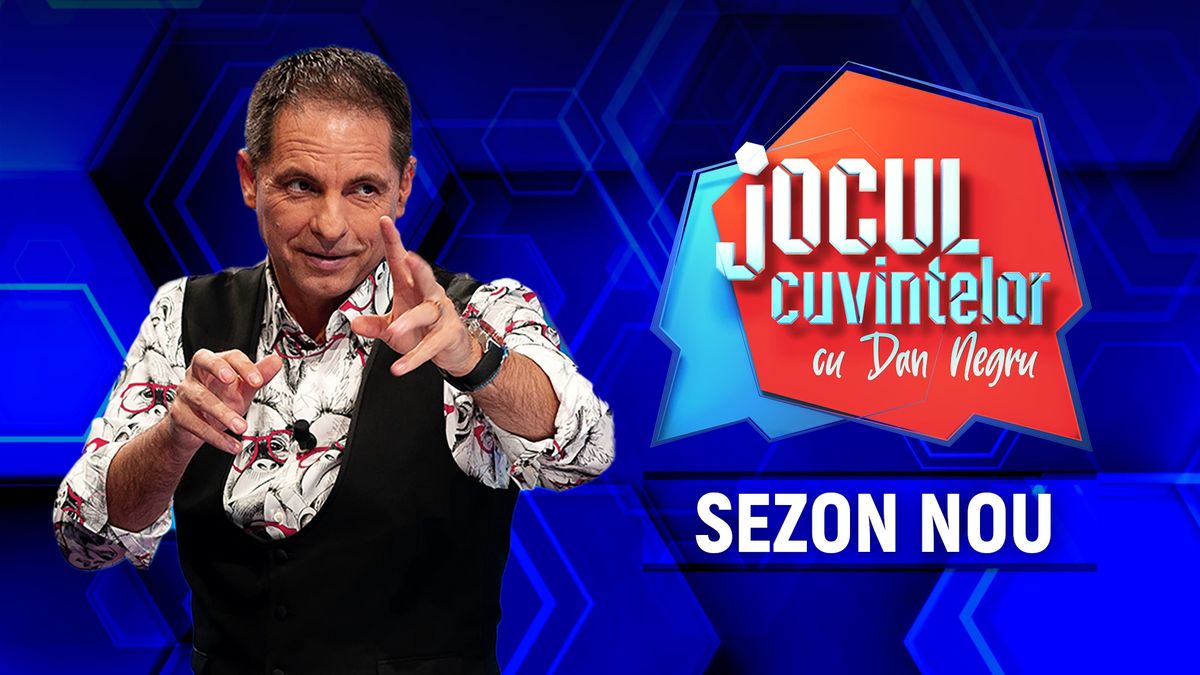 Sezon nou ”Jocul cuvintelor cu Dan Negru”