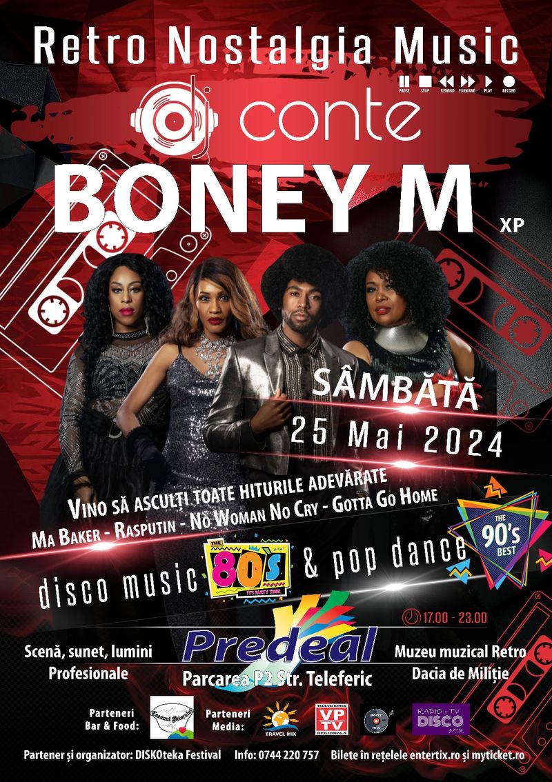 Boney M. Xperience, pentru prima dată la Predeal