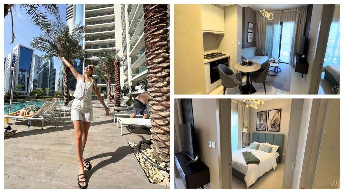 Imagini din apartamentul Claudiei Puican și al lui Armin Nicoară din Dubai