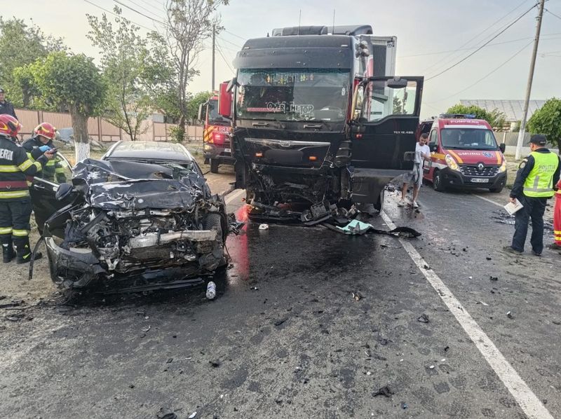 Primele imagini cu accidentul în care aama Ginei Gogean a murit