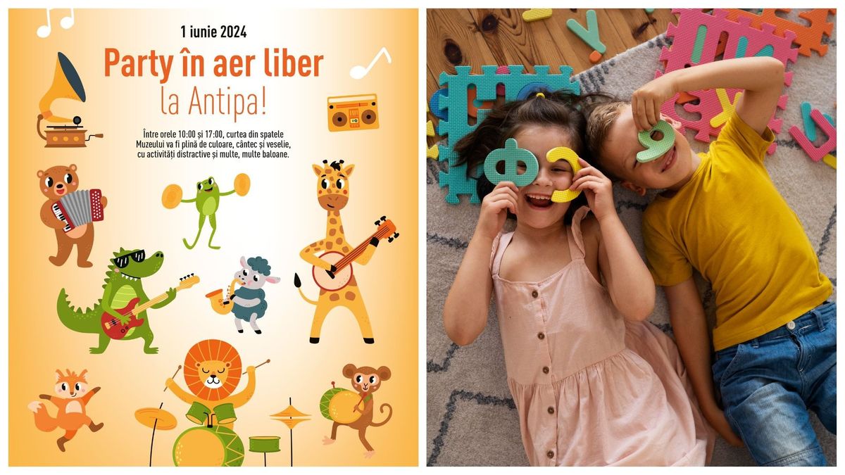 De 1 Iunie va avea loc o petrecere în curtea Muzeului Antipa