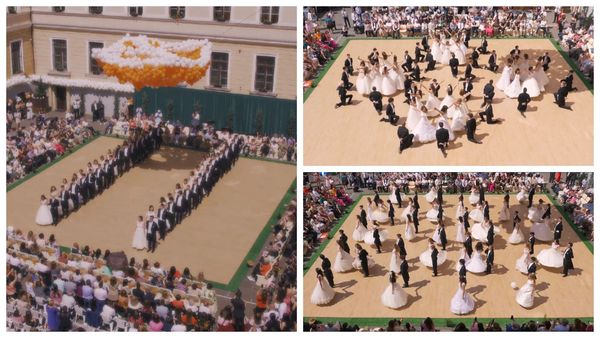 Bal de absolvire memorabil la un liceu din Cluj-Napoca! Elevii au sărbătorit cu valsuri vieneze finalul clasei a XII-a