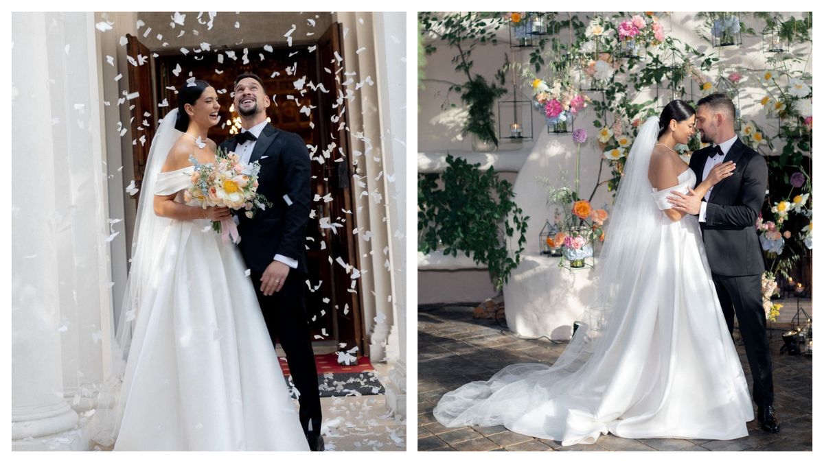 Oana Moșneagu și Vlad Gherman au avut o nuntă de vis