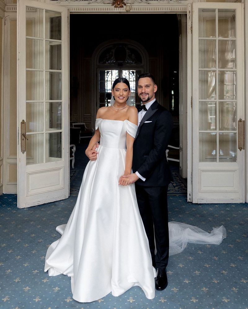 Vlad Gherman și Oana Moșneagu s-au căsătorit religios