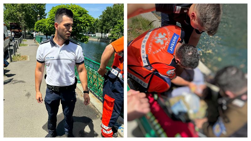 Femeia a fost transportată la spital