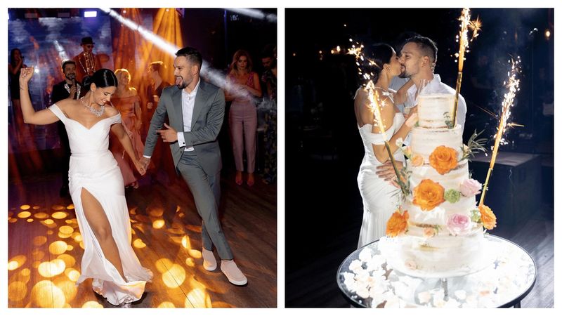 Vlad Gherman și Oana Moșneagu au trăit momente de neuitat în ziua nunții