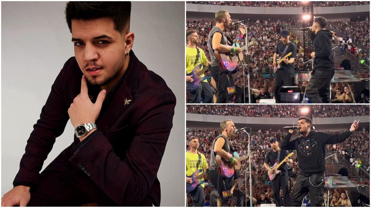 Babasha a cântat din nou pe scena Coldplay şi a fost aplaudat.