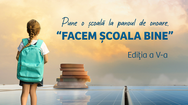 Școala Gimnazială "Ovidiu Hulea" din Aiud, susținută &icirc;n cadrul emisiunii Bară la Bară de Mihai H&icirc;nda, este c&acirc;știgătoarea campaniei &ldquo;Facem Scoală Bine", ediția a 5-a