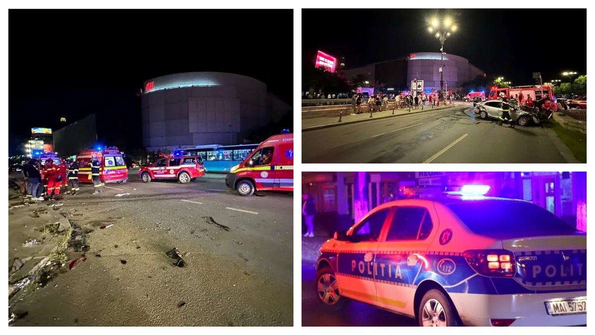 Accident Grav la Piața Unirii